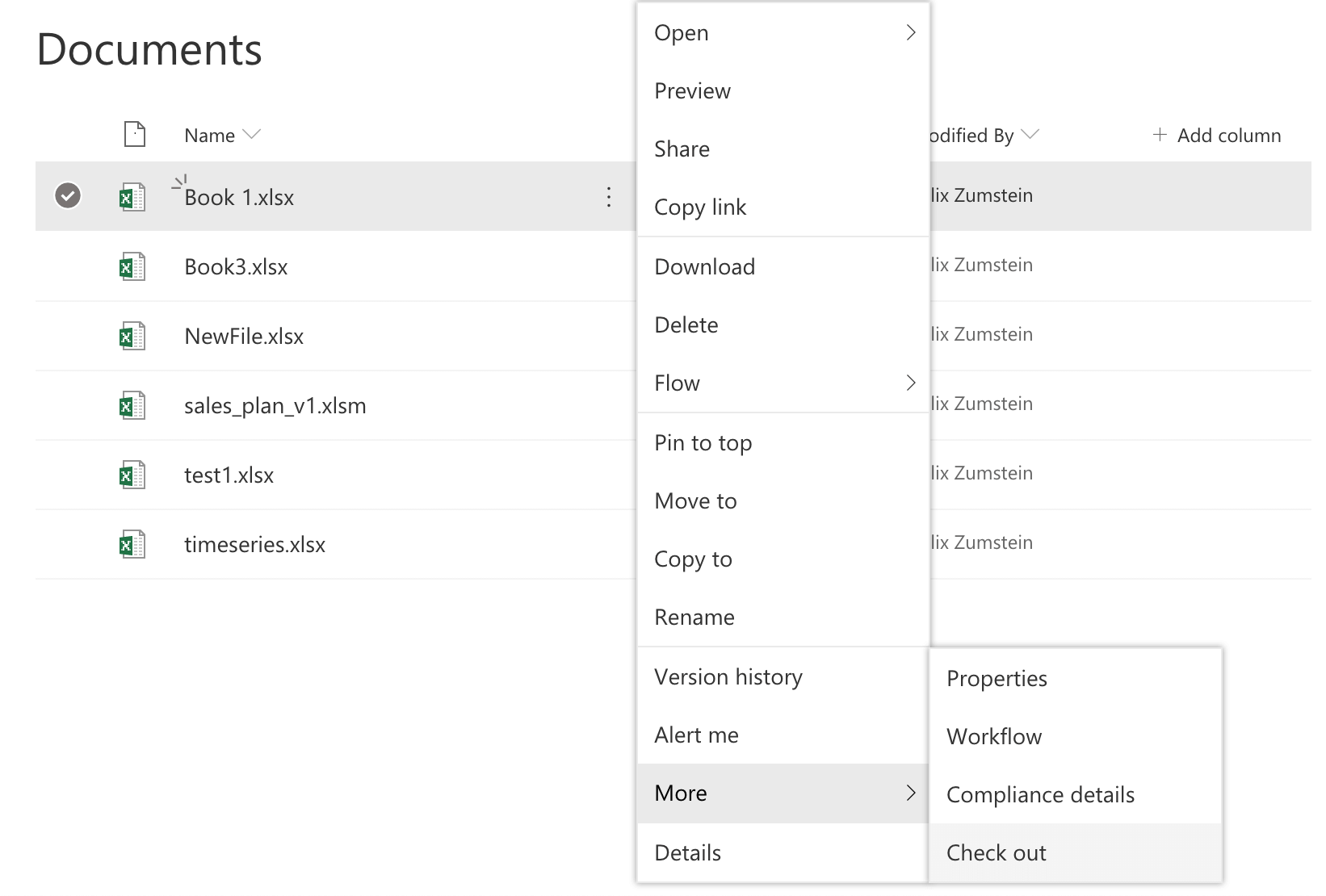 sharepoint checkout