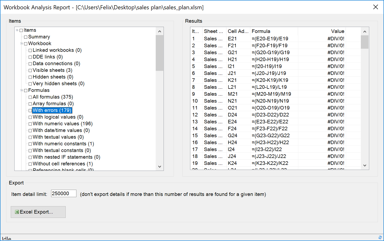 Detect errors in formulas - Microsoft Support