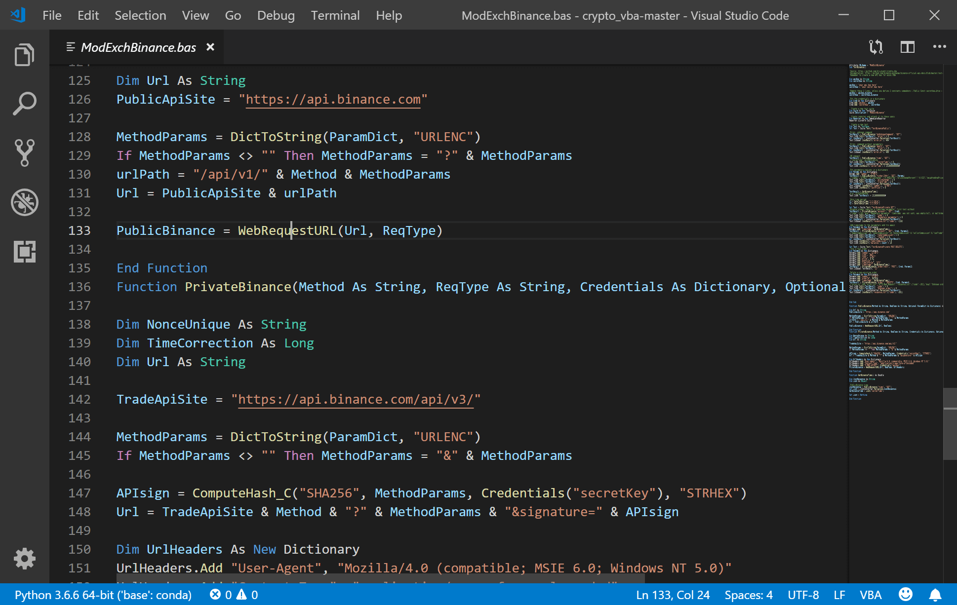 visual studio code vba syntax highlighting