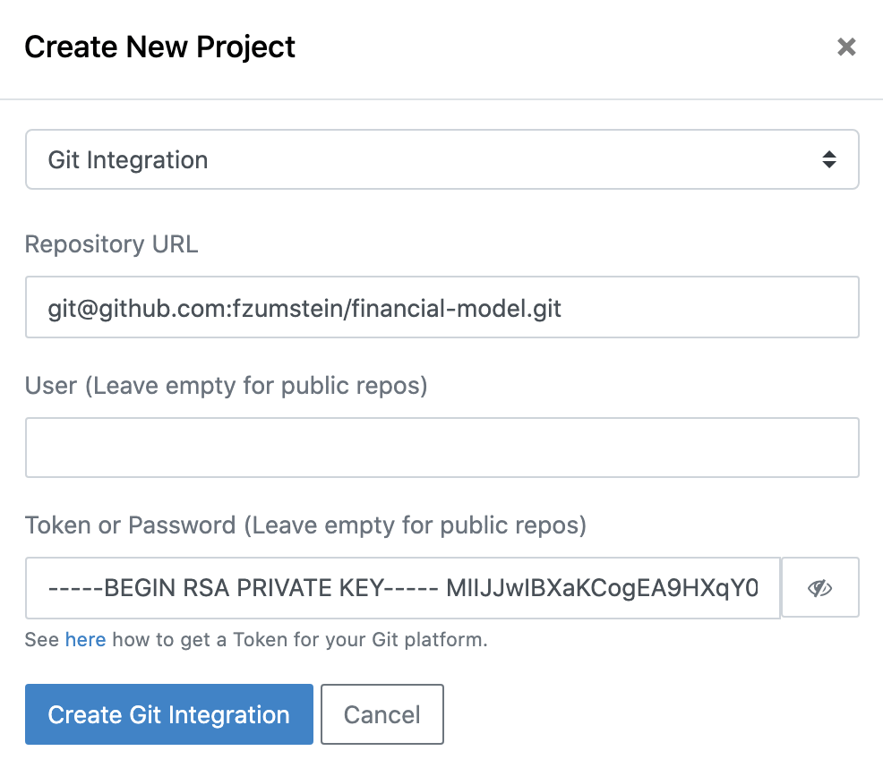 Git ssh key